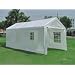 10 x 20 HEAVY DUTY White Party Tent Gazebo with Sidewalls 002