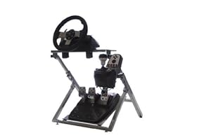 GTR GS Model Steering Wheel Stand - Racing Simulator Cockpit Gaming Stand with Steering Wheel, Pedal, and Shifter Holder