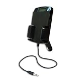 Black Combo-Wireless FM Transmitter, Car Charger/DC adapter, &