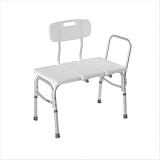Bathtub Transfer Bench with Suction Tip and Extension Leg