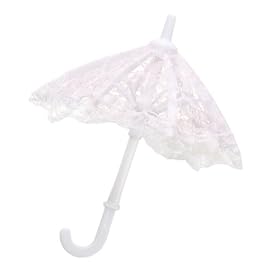  Darice 7-Inch Umbrella, Pink, 6-Piece