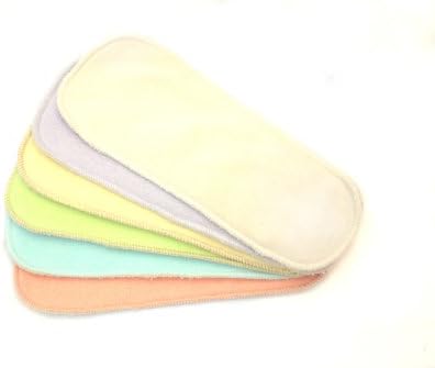 Kissaluvs 6 Pack Cotton Fleece Booster Doublers, Colors May Vary