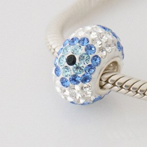 Image #1 of OneSwarovski Crystal bluewhite with .925