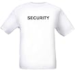 SECURITY - Law Enforcement Gear - Heather Grey or White T-shirt / FRONT PRINT