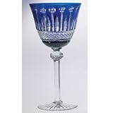 COBALT KING LOUIS 300 GM 24% CRYSTAL WATER GOBLET