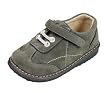 Boys Gray Suede Kids Squeaky Shoes