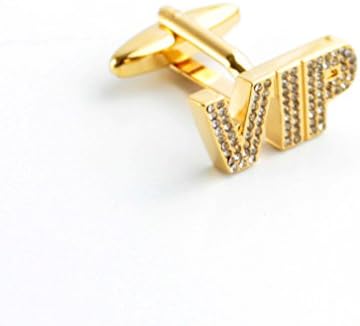 Luxury Style Gold Plated Crystal VIP Cuff Links By LeVon Designs