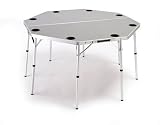 JUST ARRIVED! The Original "OCTAGON" Lightweight Aluminum Portable Folding Game Table 48" L x 52" W x 28" H or 14" H