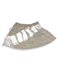 Wild Mango - Toddler Girls Tiered Skirt, Olive, White