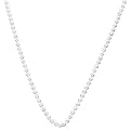 Sterling Silver Italian Bead Ball Chain