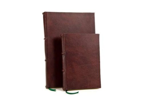 9x12 Inch LINED PAGES Epica Handmade Italian Leather Bound Journal / Guest Book / Wedding Guest Book / Writing Journal / Dream Diary / Drawing Sketchbook / Guest register, log or registry / Perfect corporate gift / Signature gift for him, dad, father or her / First or 3rd Anniversary gift / Legacy Notebook / First Notepad