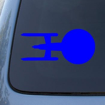  ENTERPRISE 4 - Star Trek - Vinyl Decal Sticker #A1397 | Vinyl Color: Blue