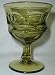Fostoria argus henry ford goblet in green