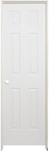 24x80" 6- Panel Interior Prehung Right Hand Spilt Jamb