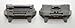 Window Regulator Repair Clips (2) for Ford Focus - Front Left (Driver Side) Pair