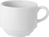 Stacking Coffee / Tea Cup 7oz(20cl) and Saucer 6