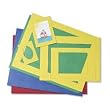 Pacon 72550 Precut Mat Frames, 4 Assorted Colors, 12 ea. of 5 Assorted Sizes, 60/pack