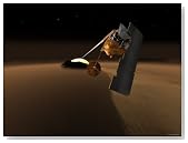 Concept for Mars Volcanic Emission Life Scout Stretched Canvas Poster Print by Stocktrek Images , 12x16