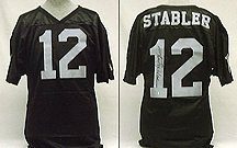 Ken Stabler NFL Oakland Raiders Autographed Authentic Style Throwback Football Jersey