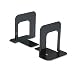 Universal Economy Bookends, Standard, 4 3/4 x 5 1/4 x 5, Heavy Gauge Steel, Black