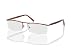 Optiker Brille inkl. Brillengläser in Ihrer Sehstärke, Super-Entspiegelung, Lotus Effekt - Designer Brillen Modell Longwood