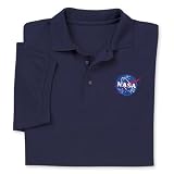 NASA Logo Polo Adult Nvy L