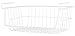Whitmor White Wire Under Shelf Basket