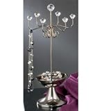 12 Arm Black Plated Jewelry Stand Organizer Display
