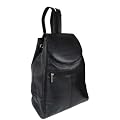 Sac � dos BASIC , cuir v�ritable, noir