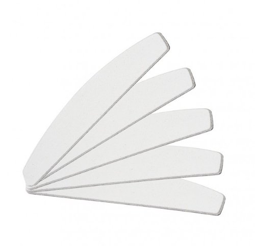 10 Profi Halbmond-Feile WEISS 180/100 Preisvergleich