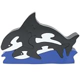 ImagiPLAY Colorific Earth Orca & Calf Puzzle (#10512)