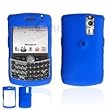 Rubber Blue Case Cover Snap On Protective for BlackBerry Curve 8330 8310 8320 8300