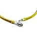 Enerpac 0820 Yellow Neoprene Inflation Hose, 20' Length, 3/8" ID NPTF x AH-604 Coupling, 3/8" ID