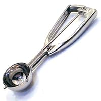 7/8 Ounce Size 40 Stainless Steel Round Squeeze Disher (13-0638) Category: Dishers