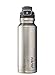 AVEX FreeFlow Autoseal Water Bottle, Silver, 1200ml/40 oz