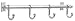 Liberty Hardware 133073 18-Inch Essick Hook Rail, Polished Chrome
