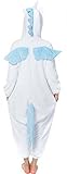 WOWcosplay Cosplay Halloween Romper Costume Party Pajamas Unisex Kigurumi Blue Unicorn L