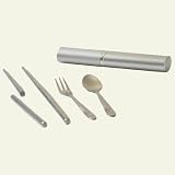 Onyx 18/8 Stainless Steel Travel Cutlery Set Silver