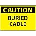 Machine Labels - Caution Buried Cable
