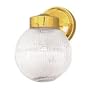 Outdoor Wall Mount in Polished Brass Finish