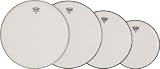 Remo 4 Piece Emperor Smooth White Batter Head Prepack, Fusion