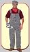 Aeromax Toys Adult Train Engineer Suit - L