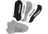 Skechers 6-pk White, Black & Gray Socks