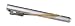 Krawattenklammer LINDENMANN, krawattenschonende hochwertige Alligator-Mechanik, Rhodium veredelt (bicolor), im schwarzen Geschenketui 8021-LIN16