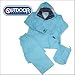 【OUTDOOR】 防水 レインスーツ 雨合羽 カッパ レインコート ネイビー M: フロント二重フラップで雨水の浸入を防止。ロゴ入り反射テープを採用!デュポン社のテフロン加工を採用。