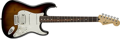 Fender standard stratocaster electric guitar - hss - rosewood fin…