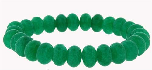 Click here to buy 10mm Rondell Bracelet - Green Aventurine.