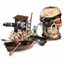 Mega Bloks Pyrates Skull Cave Maroon Gally
