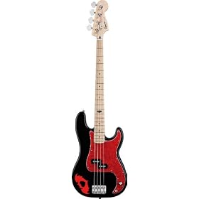 Squier by Fender Pete Wentz Precision Bass- Black