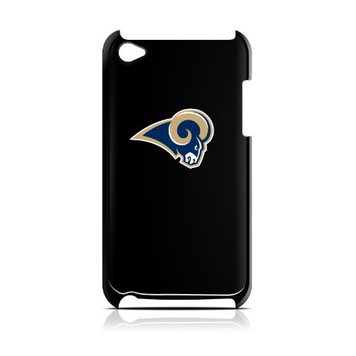 NFL St. Louis Rams Varsity Jacket Hardshell Case for iPod Touch 4G, Black, 4.4x2.4-Inch